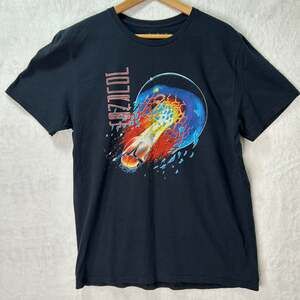 Journey T Shirt Mens Large Black Escape Scarab Graphic Cotton SS Band Tee